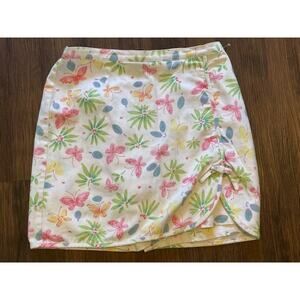 Sag‎ Harbor Sport Size 8 Petite Golf Skort White Floral